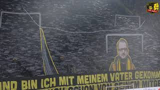 Borussia Dortmund  VFL Wolfsburg CHOREO [upl. by Gneh]