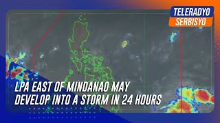 LPA east of Mindanao may develop into a storm in 24 hours [upl. by Angy]