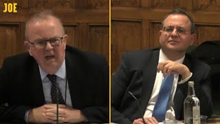 Ian Hislop embarrasses MPs in their own select committee on lobbying and transparency [upl. by Notnilk586]