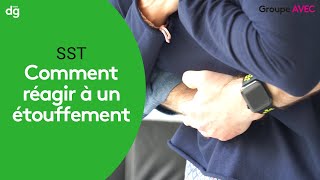 Comment réagir à un étouffement  Formation SST [upl. by Ynatil993]