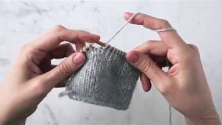 German Short Rows Tutorial  Purl Soho [upl. by Kerge]