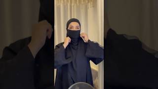 Niqab tutorial without any pins ❤️🧕 [upl. by Brietta]