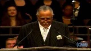 Rev Dr Joseph Lowery at Coretta Scott Kings funeral [upl. by Noelc]