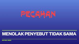 TOLAK PECAHAN [upl. by Tristas]