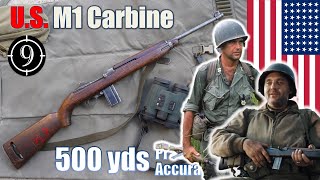 M1 Carbine to 500yds Practical Accuracy [upl. by Atteuqaj291]