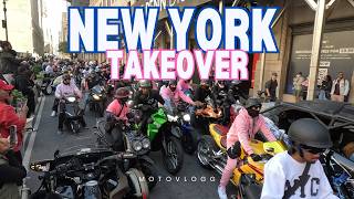 Epic NYC Takeover CanAm amp Polaris Motorcycles Dominate the Streets [upl. by Farley113]