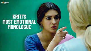 Kritis MOST EMOTIONAL Monologue in Mimi  Kriti Sanon  Maddock Films [upl. by Naihtsirc]