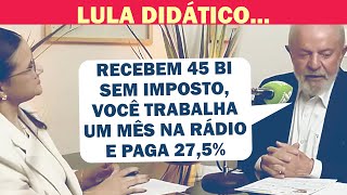 LULA EXPLICA A JORNALISTA quotQUEM TÁ EM CIMA NÃO QUER QUE OS DE BAIXO SUBAMquot  Cortes 247 [upl. by Adlar776]