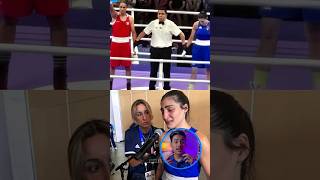 Angela Carini vs Imane Khalif boxing controversy 🥊😱🤯shorts boxing olympics facts trending [upl. by Gomer54]