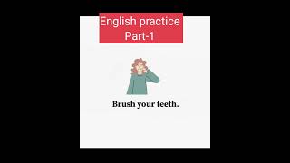 English practice part1। English sikhe englishspeaking englishlearning ytshorts ytshort [upl. by Ecnarretal557]