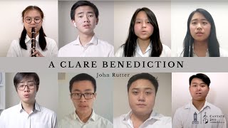 A Clare Benediction John Rutter  Cantate Deo Choir [upl. by Otsirave]