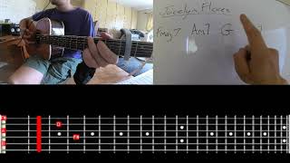 XXXTENTACION  Jocelyn Flores  Guitar Chords and Play Along [upl. by Resor483]