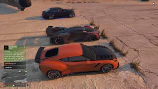 GTA 5 Ocelot Pariah VS Grotti X80 Proto and the Benefactor Schafter V12 Armored Test 2 [upl. by Steffane]