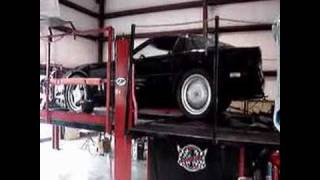 1989 LPE  Callaway C4 Corvette Twin Turbo on the dyno [upl. by Philomena]