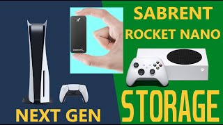 PS5 amp Xbox FAST external game storage Sabrent Rocket Nano [upl. by Eitsud]