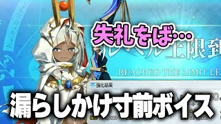 【FGO】漏らしかけてしまうツタンカーメン霊基再臨＆強化合成ボイス [upl. by Arymas]