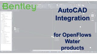 AutoCAD Integration for WaterCAD WaterGEMS and HAMMER [upl. by Ahsikram]