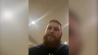 Braden Smith On Thumb Injury Progress At Tackle [upl. by Schaffel51]