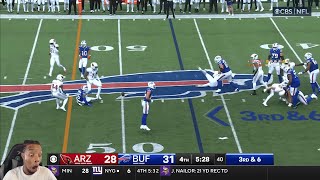 FlightReacts Cardinals vs Bills  2024 Week 1 Highlights [upl. by Ahsiken728]