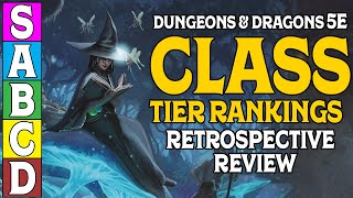 DampD 5e Class Tier Rankings Retrospective Review [upl. by Anomar364]