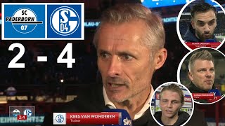 Kees Van Wonderen Kwasniok Karaman Götze Interview Nach Dem Spie Paderborn 2 vs 4 Schalke 061224 [upl. by Lamaaj]