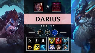 Darius Top vs Ornn Killing spree  EUW Challenger Patch 1423 [upl. by Ssidnac]