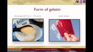 Gelatin — Properties Functions and Food Applications [upl. by Nirok905]