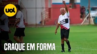 AOS 67 ANOS REINALDO FAZ GOLAÇO EM JOGO PELAS VÍTIMAS DE BRUMADINHO [upl. by Ardnassac]