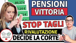 ULTIM’ORA PENSIONI ➡ STOP TAGLIO RIVALUTAZIONE INPS e OBIETTIVO AUMENTO PIENO IN 4 MESI  OTTOBRE [upl. by Kciv]