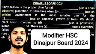 Modifier HSC  Dinajpur Board 2024  dinajpurboard2024 [upl. by Samoht214]