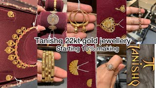 tanishq 22kt gold mix jewellery collection with price  2024 New collection  Tanishq jewellery [upl. by Htinnek]