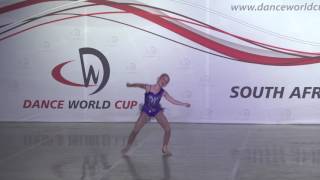 Beginner Acro Dance Solo at Dance World Cup 2017 [upl. by Ramyaj]