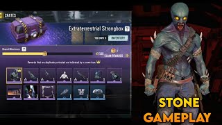 EXTRATERRESTRIAL STRONGBOX ALL REWARDS SHOWCASE amp STONE CHARACTER BR GAMEPLAY CODM S9 LEAKS 2024 [upl. by Leahcir]