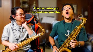 My First Classical Tenor Sax Lesson [upl. by Soinotna]