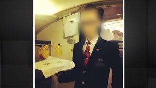 Flight attendants post sexy selfies [upl. by Ylreveb]