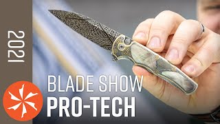 New ProTech Knives at Blade Show 2021  KnifeCentercom [upl. by Ambrosine]