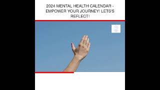 2024 Mental Health Calendar  Empower Your Journey Letss reflect [upl. by Allison925]