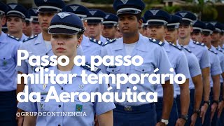 Passo a passo militar temporário Aeronáutica [upl. by Russel59]