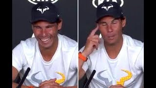 Rafael Nadal Catches Italian Journalist Nodding Off  Funny Rafael Nadal Ubaldo Scanagatta incident [upl. by Ardnatal]