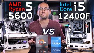 รีวิวเทียบซีพียู AMD Ryzen 5 5600 VS Intel Core i512400F เล่นเกม ตัดต่อ เรนเดอร์งาน ต่างกันมากไหม [upl. by Dibb]