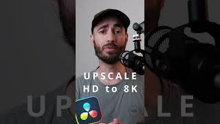 SUPER SCALE in DaVinci Resolve 19  Upscale 1080p to 8K [upl. by Adleremse]