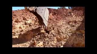 Opal mining at Yowah South West Queensland Australia [upl. by Arodnap]