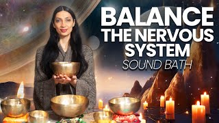 Overactive Sympathetic Nervous System  Healing Frequency Music  Sound Bath Meditation [upl. by Garin]