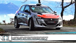 OFICIAL TEST NEW PEUGEOT 208 RALLY 4  HIGHLIGHTS W ONBOARD FULL HD [upl. by Atnes]