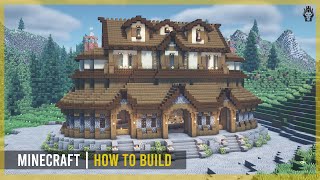 Minecraft How to Build a Mercenary Guild Tutorial [upl. by Hahnert]