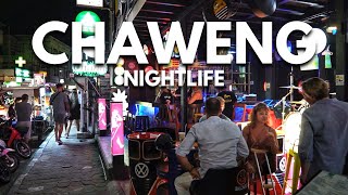 Chaweng Beach Road Nightlife  Things to Do After Dinner  Samui Thailand 2023 [upl. by Massarelli470]