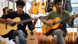 Tribute to Amin Toofani first time on two guitar cover gratitude [upl. by Ycak]