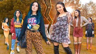 Fall Outfits of the Week of Twins with Opposite Styles 🍂 Niki and Gabi [upl. by Eselahs124]