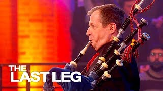 Alastair Campbell Plays The Bagpipes  The Last Leg [upl. by Judah]