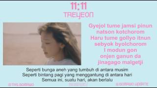 TAEYEON  1111 MV EASY LYRIC LIRIK INDONESIA [upl. by Kablesh]